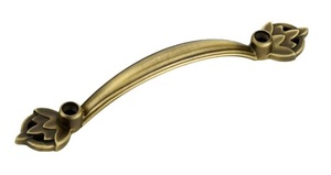 Tirador de latón antiguo con tornillo frontal para puertas, ventanas y cajones, herraje duradero de latón macizo para muebles. - Product Image 6