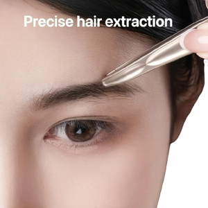 Pinzas Modernas de Acero Inoxidable para Cejas con Punta Redonda, Punta Puntiaguda de 9.1 cm, Diseño Duradero, Necesidades de Belleza y Cuidado Personal en el Hogar - Product Image 5