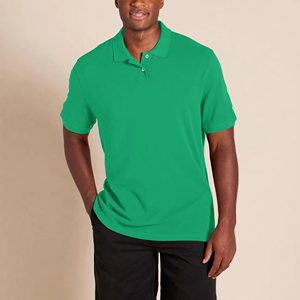 Polo pour hommes en polyester et coton, uni, vierge, prix usine, avec logo personnalisé imprimé, grandes tailles, polos personnalisés - Product Image 5