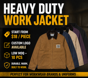 Custom Mens Insulated Eisenhower Front Zip <b>Jacket</b> Top Selling <b>Worker</b> <b>Jackets</b> Outdoor Workshop Wear Custom Design - Product Image 2