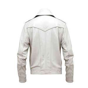 <b>Men</b> Fashion Oversized <b>Leather</b> <b>Jackets</b> <b>Mens</b> Streetwear Loose Hip-hop Fashion High Quality <b>Jackets</b> for <b>Men</b> Turn-down collar zipper - Product Image 2