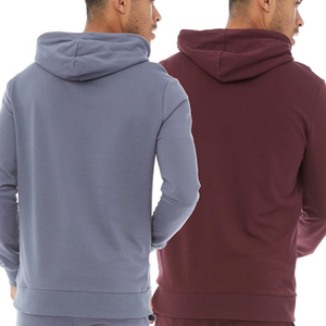 High Quality Custom Boxy 100% Cotton Plain Embroidered 450gsm Heavyweight Unisex Women's <b>Men</b> <b>Pullover</b> Hoodies - Product Image 2