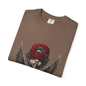 T-shirt unisexe personnalisé avec logo frontal, imprimé graphique marron, tissé, écologique, séchage rapide, respirant, col rond, coupe classique, service OEM - Product Image 3