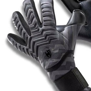 Gants de gardien de but en latex allemand de qualité supérieure 4 mm, dos de la main, impression par sublimation et injection de caoutchouc, enveloppe de pouce enroulée négative - Product Image 2