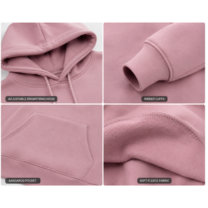 Bast Marital Sweat à capuche pour femme, style streetwear décontracté, à épaules tombantes, avec motifs, respirant, écologique, en coton biologique tricoté, à prix bas - Product Image 5