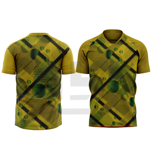 Breathable Short Sleeve Soccer Jersey with Front Logo Quick Dry Football Shirt for Professional Team Wear - Product Image 2