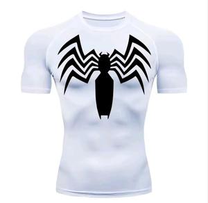 New Custom Logo <b>Compression</b> <b>Shirt</b> <b>Men</b> & 100% Polyester Gym Wear High Quality Muscle Slim Fit <b>Compression</b> <b>Shirt</b> - Product Image 2