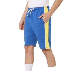 Pantalones cortos de malla con patrón sólido a la moda para hombre, ropa informal con logotipo personalizado, tejido no tejido ecológico para entrenamiento - Product Image 3