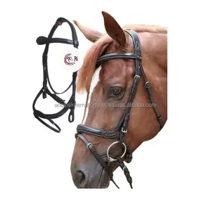 Farol profissional do cavalo e do cavalo noiva, composto de grande qualidade com uma sobrancelha fantasia, equipamento de corrida, atacador