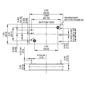 Convertidor DC-DC de 3.3V 15A 50W con Encendido/Apagado Remoto Lógico Negativo y Inserto de Montaje Transparente (2.65mm de Diámetro) Entrada de 18~75V - Product Image 2
