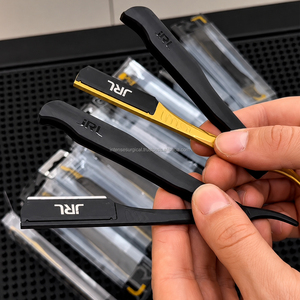 JRL Gold & Black Magnetic Luxury Stainless Steel Manual <b>Straight</b> Edge <b>Razor</b> with Custom Logo for Professional Barbers Beard Care - Product Image 2