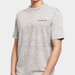 Camisetas Extra Grandes para Hombre, Lavado Ácido, Transpirables, de Algodón, Cuello Redondo, Manga Corta, Moda Urbana, Ropa Casual para Uso Diario - Product Image 4