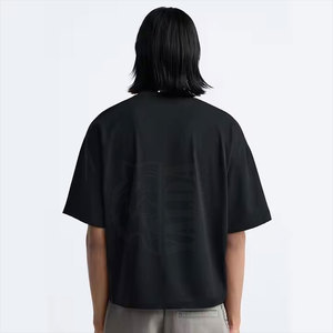 Camiseta Oversize Personalizada OEM para Hombre, 100% Algodón, de Alta Calidad, Secado Rápido, Transpirable, Ecológica, Venta al Por Mayor a Bajo Precio - Product Image 2