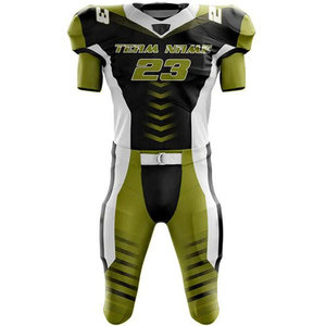 Fabrication OEM, prix compétitif, uniforme de football américain de qualité supérieure, 100 % polyester, uniforme de football américain à vendre - Product Image 5