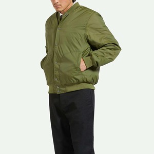 Chaqueta Bomber Clásica para Hombre, Impermeable, Transpirable, que Absorbe la Humedad, Talla Grande, Forro Naranja, Otoño, Gruesa, Cálida, con Cierre Completo - Product Image 3