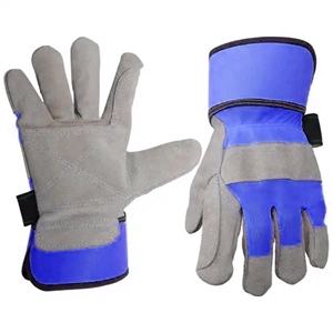 Guantes de Trabajo Industriales Reforzados de Cuero Vacuno, Protección para Manos, Guantes de Seguridad para Trabajadores, con Forro de Algodón - Product Image 5