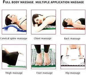 Juego de Esterilla y Almohada de Acupresión Premium Personalizados, Núcleo de Espuma Viscoelástica de Alta Densidad, Esterilla de Yoga para Terapia de Puntos de Presión - Product Image 5