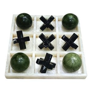 Juego de Tic Tac Toe Decorativo Hecho a Mano con Resina/MDF Ecológico - Juego de Mesa de Estrategia Premium para Decoración del Hogar - Product Image 6
