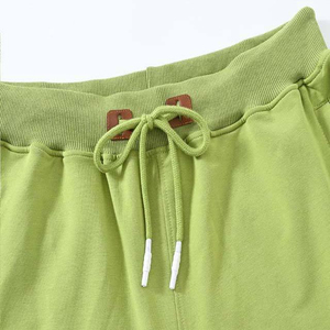 Shorts de sport d'été vintage respirants et écologiques pour hommes, taille haute avec cordon de serrage, 100 % coton - Product Image 4