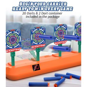 Bersagli Elettronici ABC con Punteggio per Pistole Nerf, Pista Mobile da 85 cm con Reset Automatico, per Tiro e Allenamento con Balestre e Archi - Product Image 3