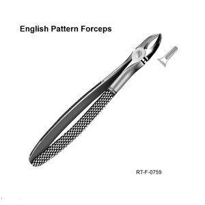 Forceps d'extraction ergonomiques de type anglais en acier inoxydable par Roboz Tech Pakistan - Product Image 1