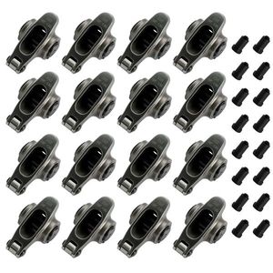 16x Self Aligning Rocker Arms Kit for SBC Small Block Chevy 305 327 350 400 V8 1.50 X 3/8\" Intake Exhaust Valves Valve Tappets - Product Image 2