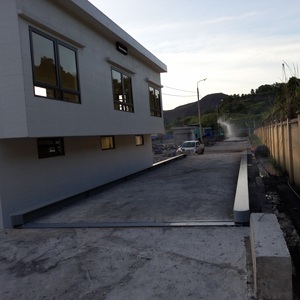 Pont-bascule numérique électronique 3m x 13m 80 tonnes en acier au carbone de bonne qualité pour camions, OEM ODM - Product Image 2