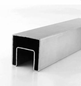 เหล็กกล้าไร้สนิม SS แบบร่อง/แบบท่อสี่เหลี่ยม 40x40 มม. กระจกสองชั้น - Product Image 1