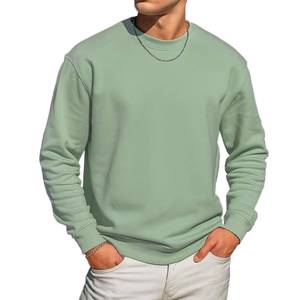 Sudadera de Cuello Redondo Personalizada para Hombre, de Algodón, Transpirable, Resistente, Ropa Urbana, Ropa de Invierno, Proveedor OEM - Product Image 4