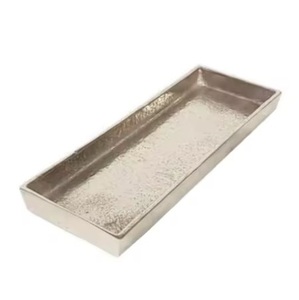 High Quality Metal Decorative Serving <b>Tray</b> for Home <b>Storage</b> & Table Organization Beverage Serving <b>Trays</b> At Economical Price - Product Image 5