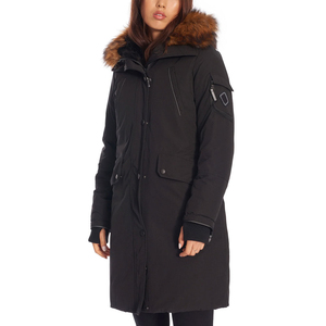 Parka longue d'hiver pour femme, fermeture éclair, imperméable, respirante, coupe-vent, légère, matériaux isolants, chaleur toute la journée, tendance - Product Image 2