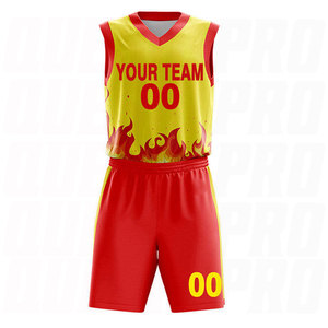 ชุดบาสเก็ตบอล เสื้อและกางเกงขาสั้น ผลิตจากโรงงาน ออกแบบลายพิมพ์แบบระเหิดสี  ระบายอากาศได้ดี ชุดกีฬาบาสเก็ตบอลแบบสั่งทำ - Product Image 2