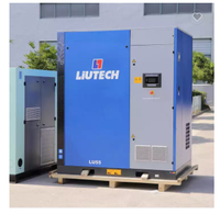 Liutech LUF55VSD 8.6bar compresseur à vis industriel sans huile compresseur d'air stationnaire pour l'exploitation minière 12V engrenage moteur fabriqué