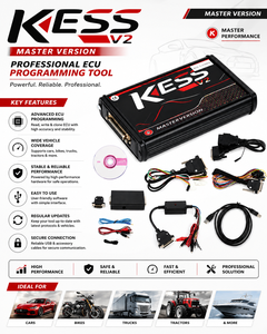 เครื่องมือวิเคราะห์รถยนต์ Kess V2 Master Version ระบบวินิจฉัยเต็มรูปแบบ พร้อมอินเทอร์เฟซ USB สีดำ สำหรับ Toyota - Product Image 4