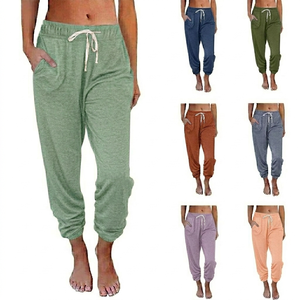 Servicio OEM, Pantalones Deportivos Casuales de Alta Calidad, Pantalones de Chándal Anchos, Pantalones Deportivos Holgados de Algodón, Pantalones Cargo Rectos para Mujer - Product Image 4