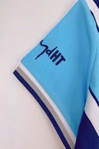 เสื้อโปโลกอล์ฟพิมพ์ลายดอกไม้แบบซับลิเมชั่น ระบายเหงื่อได้ดี รับผลิตตามแบบ OEM พร้อมโลโก้ตามสั่ง  ขั้นต่ำในการสั่งซื้อน้อย - Product Image 3