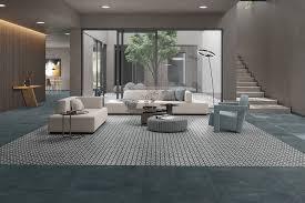 Glossy Porcelain Floor <b>Tiles</b> 600x600mm Stone Imitation Texture Polished Minimalist Design for Living Room - Product Image 5