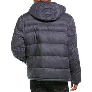 Chaqueta de Plumón para Hombre, Diseño Personalizado, al por Mayor, Negra, con Cierre Completo, Abrigo Acolchado, Ropa de Abrigo Cálida y Elegante - Product Image 6