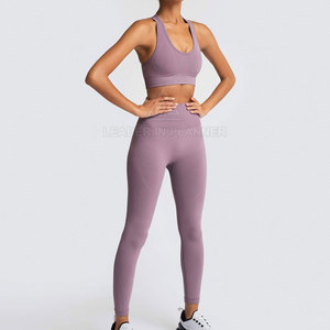 Diseña tu propio conjunto de yoga para mujer, ropa deportiva para gimnasio, conjunto de yoga para mujer de nuevo estilo, conjunto de yoga para mujer en venta - Product Image 5