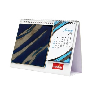 ปฏิทินตั้งโต๊ะขนาดเล็กแบบเกลียวมีขาตั้ง365วันทุกวันโปรโมชั่นสต็อกสินค้าสำหรับยาพร้อมการพิมพ์แบบกำหนดเอง - Product Image 5