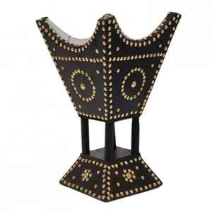 Nueva Colección de Quemadores de Incienso de Madera con Inserto Metálico, Decorativos para Ramadán y Eid, Hechos a Mano, Mabkhara - Product Image 2