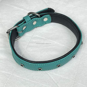 ปลอกคอสุนัขหนังวัวแท้แบบปรับได้  งานแฮนด์เมด  ออกแบบเฉพาะบุคคล  บุหนานุ่ม  ทนทาน  ผู้ผลิตปลอกคอสัตว์เลี้ยง - Product Image 6