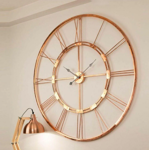 Stunning starburst wall <b>clock</b> features beautiful black and gold teardrop shaped accents, available at wholesale prices. - Product Image 6
