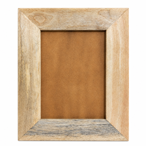 Marco de Fotos de Madera Natural con Borde Rústico Ancho y Vetas Visibles, Proveedor Mayorista de Decoración para el Hogar - Product Image 1