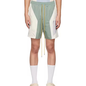 Men Polyester Nylon Windbreaker Short Tracksuit Zipper Jackets and Shorts Two Piece Set OEM <b>Wind</b> <b>Breaker</b> Sets Windproof - Product Image 4