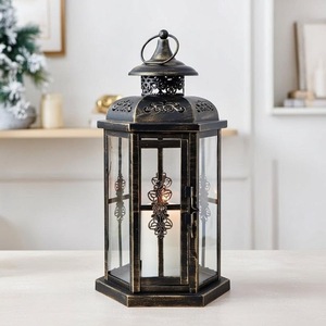 Home Decor Customised Table Top Outdoor Indoor Glass <b>Candle</b> Lanterns Farmhouse Floor & Hanging Metal <b>Candle</b> Lanterns - Product Image 1