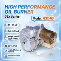 Brûleur à mazout automatique G3X, pièce de chaudière, dispositif de chauffage à une seule étape à économie d'énergie pour salle de chaudière et usage industriel
