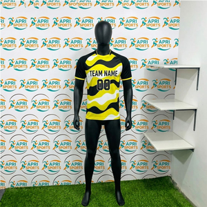 เสื้อฟุตบอลผู้ชายสั่งทำพิเศษจากวัสดุทนทานสำหรับผู้ใหญ่ ชุดกีฬาคุณภาพดี ผลิตจากโพลีเอสเตอร์ 100% - Product Image 3