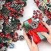 Set di 115 Pezzi Decorazioni Natalizie Bianche con Pigne, Bacche e Rami di Pino per Decorazioni Festive - Product Image 3