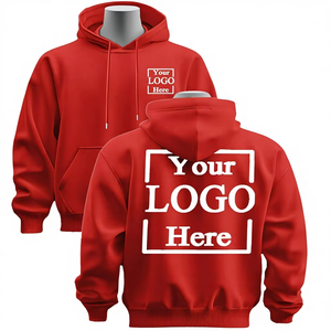 Men's Custom Photo/Text Oversized Hooded Sweatshirt Graphic Print Kangaroo Pocket Front Pocket Pullover Hoodie 100% Cotton - Product Image 1